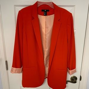 Casual Red blazer